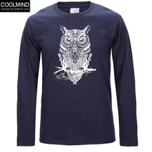Load image into Gallery viewer, COOLMIND OWL LONG SLEEVE T-SHİRT