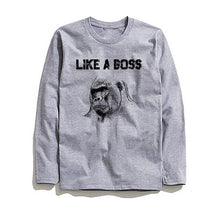 Load image into Gallery viewer, THE COOLMIND LİKE A BOSS LONG SLEEVE T-SHİRT