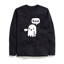 Load image into Gallery viewer, THE COOLMIND BOO LONG SLEEVE T-SHİRT