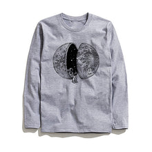 Load image into Gallery viewer, THE COOLMIND MOON LONG SLEEVE T-SHİRT