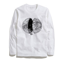 Load image into Gallery viewer, THE COOLMIND MOON LONG SLEEVE T-SHİRT
