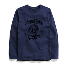 Load image into Gallery viewer, THE COOLMIND BROOKLYN NEW YORK LONG SLEEVE T-SHİRT