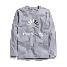Load image into Gallery viewer, THE COOLMIND I AM THİNKİNG LONG SLEEVE T-SHİRT