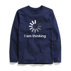 THE COOLMIND I AM THİNKİNG LONG SLEEVE T-SHİRT