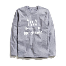Load image into Gallery viewer, THE COOLMIND TWO HANDSOME LONG SLEEVE T-SHİRT