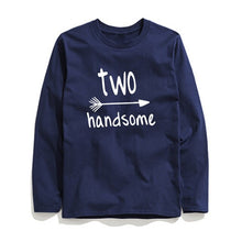 Load image into Gallery viewer, THE COOLMIND TWO HANDSOME LONG SLEEVE T-SHİRT