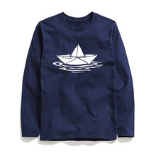 Load image into Gallery viewer, THE COOLMIND COOL BOAT LONG SLEEVE T-SHİRT