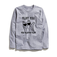 Load image into Gallery viewer, COOLMIND FLUFF YOU LONG SLEEVE T-SHİRT