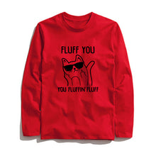 Load image into Gallery viewer, COOLMIND FLUFF YOU LONG SLEEVE T-SHİRT