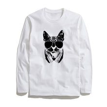 Load image into Gallery viewer, COOLMIND COOL MUSİC CAT LONG SLEEVE T-SHİRT
