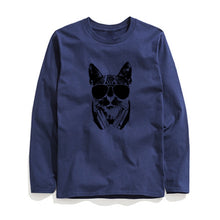Load image into Gallery viewer, COOLMIND COOL MUSİC CAT LONG SLEEVE T-SHİRT