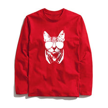 Load image into Gallery viewer, COOLMIND COOL MUSİC CAT LONG SLEEVE T-SHİRT