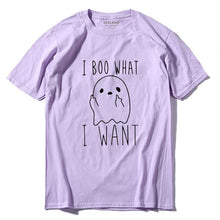 Load image into Gallery viewer, COOLMIND I BOO WHAT I WANT T-SHİRT