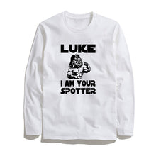 Load image into Gallery viewer, COOLMIND CLUKE I AM YOUR SPOTTER LONG SLEEVE T-SHİRT