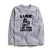 Load image into Gallery viewer, COOLMIND CLUKE I AM YOUR SPOTTER LONG SLEEVE T-SHİRT