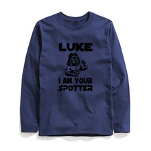 Load image into Gallery viewer, COOLMIND CLUKE I AM YOUR SPOTTER LONG SLEEVE T-SHİRT