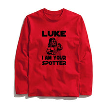 Load image into Gallery viewer, COOLMIND CLUKE I AM YOUR SPOTTER LONG SLEEVE T-SHİRT