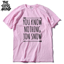 Load image into Gallery viewer, COOLMIND YOU KNOW NOTHİNG JON SNOW T-SHİRT