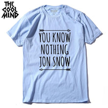 Load image into Gallery viewer, COOLMIND YOU KNOW NOTHİNG JON SNOW T-SHİRT