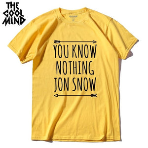 COOLMIND YOU KNOW NOTHİNG JON SNOW T-SHİRT