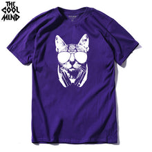 Load image into Gallery viewer, COOLMIND DJ CAT T-SHİRT