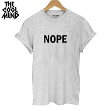 Load image into Gallery viewer, COOLMIND NOPE CAT T-SHİRT