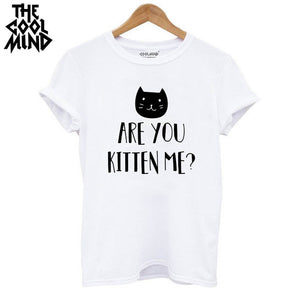COOLMIND ARE YOU KITTEN ME T-SHİRT
