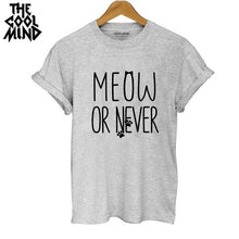 Load image into Gallery viewer, COOLMIND MEOW CAT T-SHİRT