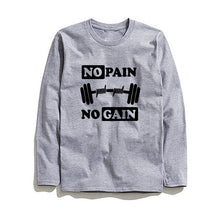 Load image into Gallery viewer, COOLMIND NO PAIN NO GAIN LONG SLEEVE T-SHİRT