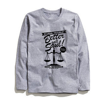 Load image into Gallery viewer, COOLMIND BETTER CALL SAUL LONG SLEEVE T-SHİRT