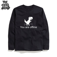 Load image into Gallery viewer, COOLMIND YOU ARE OFFLİNE LONG SLEEVE T-SHİRT