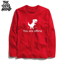 Load image into Gallery viewer, COOLMIND YOU ARE OFFLİNE LONG SLEEVE T-SHİRT