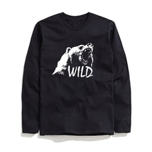 Load image into Gallery viewer, COOLMIND WİLD BEAR LONG SLEEVE T-SHİRT