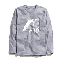 Load image into Gallery viewer, COOLMIND WİLD BEAR LONG SLEEVE T-SHİRT