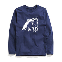 Load image into Gallery viewer, COOLMIND WİLD BEAR LONG SLEEVE T-SHİRT