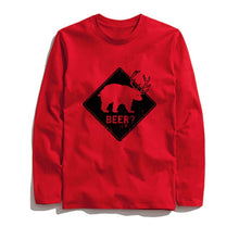 Load image into Gallery viewer, THE COOLMIND BEAR LONG SLEEVE T-SHİRT