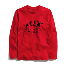 Load image into Gallery viewer, COOLMIND EARTH FED MUSCLE LLONG SLEEVE T-SHİRT