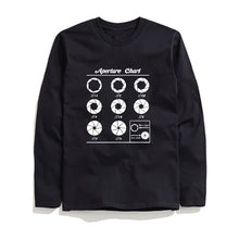 Load image into Gallery viewer, COOLMIND APERTURE CHART LONG SLEEVE T-SHİRT