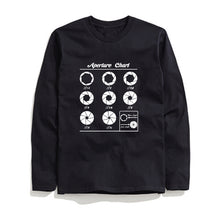 Load image into Gallery viewer, COOLMIND APERTURE CHART LONG SLEEVE T-SHİRT