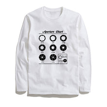 Load image into Gallery viewer, COOLMIND APERTURE CHART LONG SLEEVE T-SHİRT