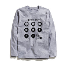 Load image into Gallery viewer, COOLMIND APERTURE CHART LONG SLEEVE T-SHİRT