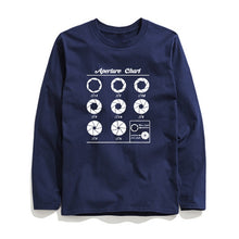 Load image into Gallery viewer, COOLMIND APERTURE CHART LONG SLEEVE T-SHİRT