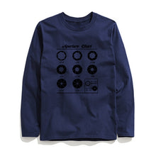 Load image into Gallery viewer, COOLMIND APERTURE CHART LONG SLEEVE T-SHİRT