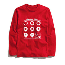 Load image into Gallery viewer, COOLMIND APERTURE CHART LONG SLEEVE T-SHİRT