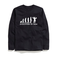 Load image into Gallery viewer, COOLMIND EVOLUTİON OF MAN LONG SLEEVE T-SHİRT