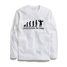 Load image into Gallery viewer, COOLMIND EVOLUTİON OF MAN LONG SLEEVE T-SHİRT