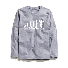 Load image into Gallery viewer, COOLMIND EVOLUTİON OF MAN LONG SLEEVE T-SHİRT