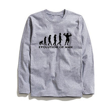 Load image into Gallery viewer, COOLMIND EVOLUTİON OF MAN LONG SLEEVE T-SHİRT