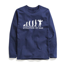 Load image into Gallery viewer, COOLMIND EVOLUTİON OF MAN LONG SLEEVE T-SHİRT