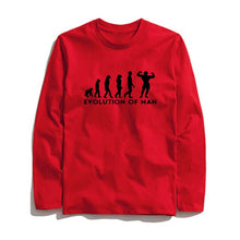 Load image into Gallery viewer, COOLMIND EVOLUTİON OF MAN LONG SLEEVE T-SHİRT